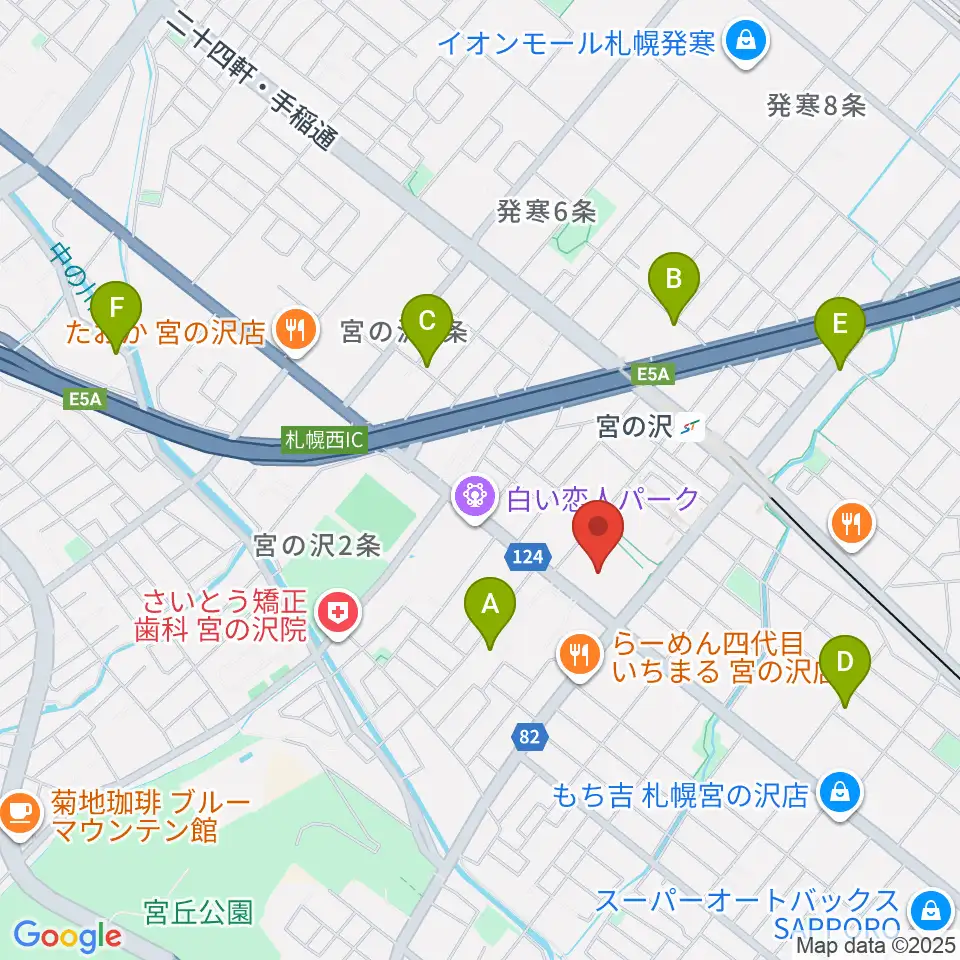 札幌市生涯学習センター ちえりあ周辺のホテル一覧地図