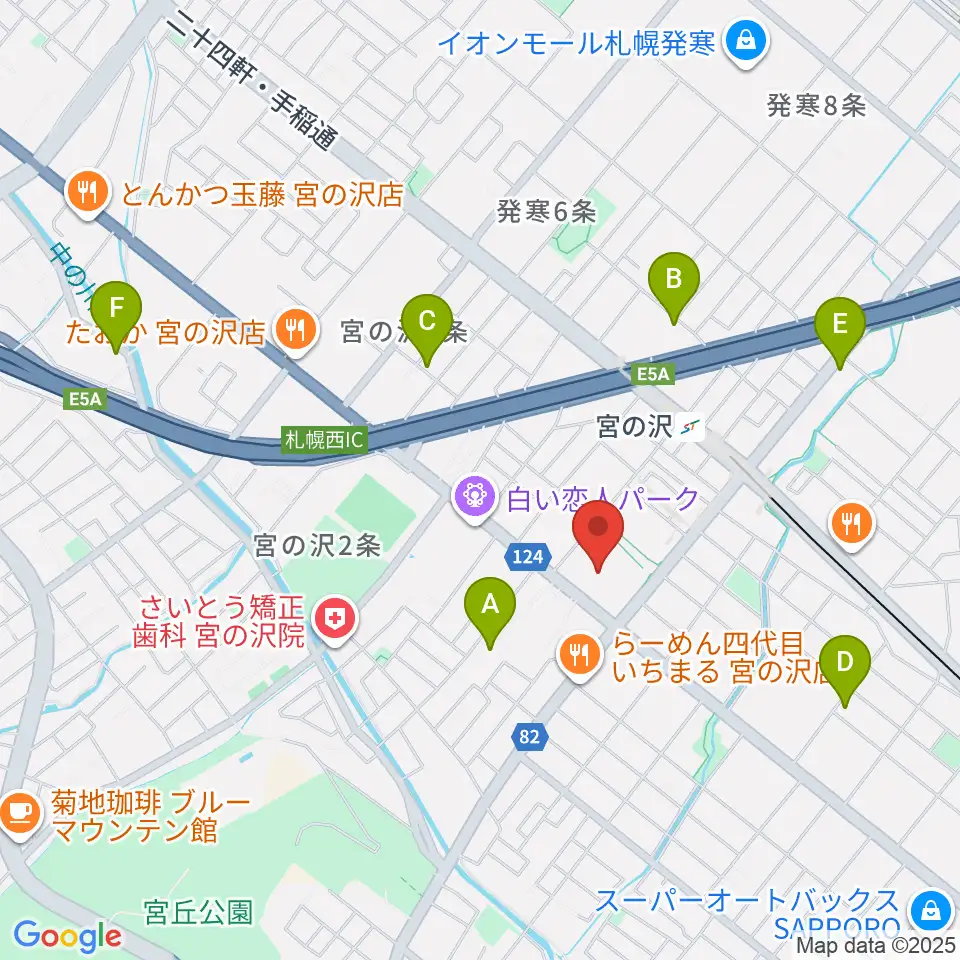 札幌市生涯学習センター ちえりあ周辺のホテル一覧地図