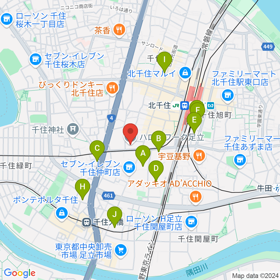 東京芸術センター ピアノラウンジ周辺のホテル一覧地図