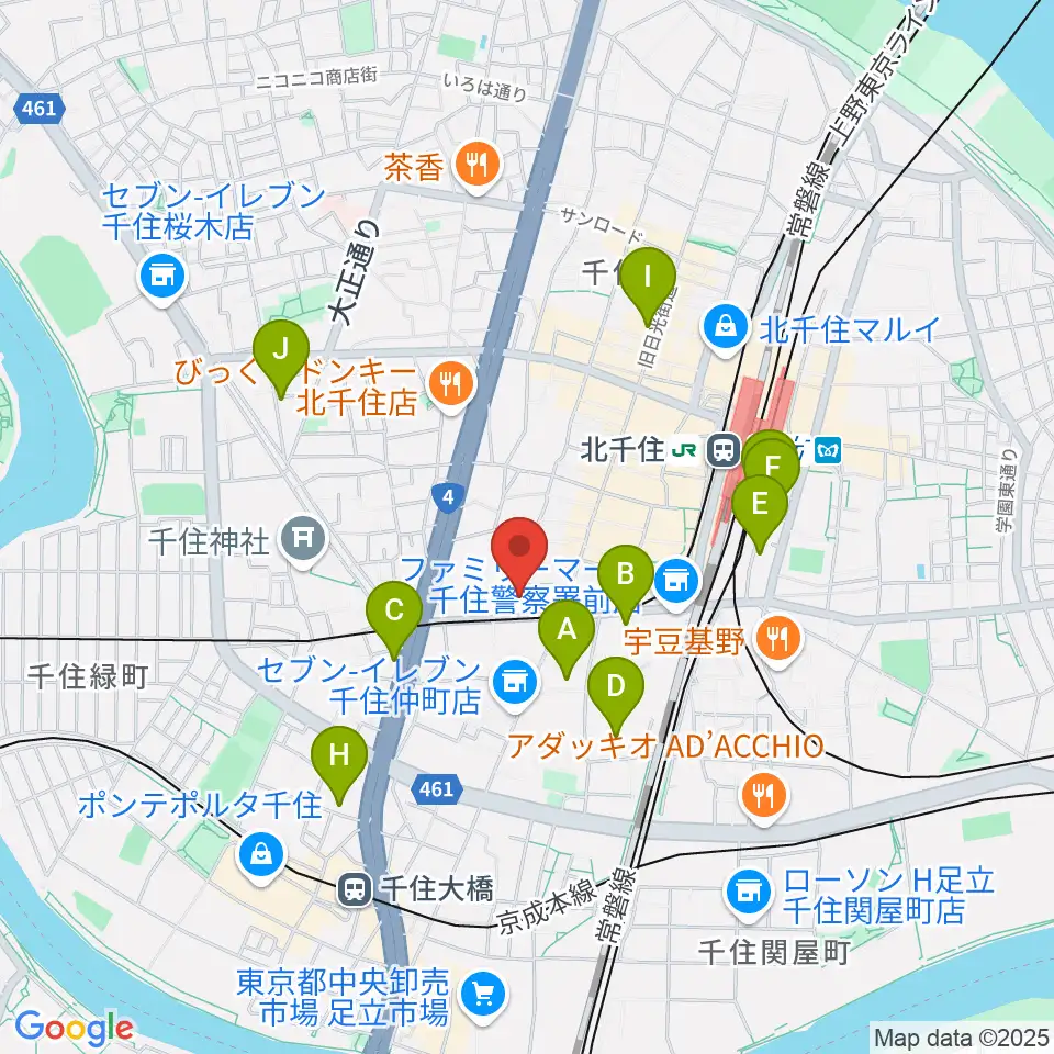 東京芸術センター ピアノラウンジ周辺のホテル一覧地図