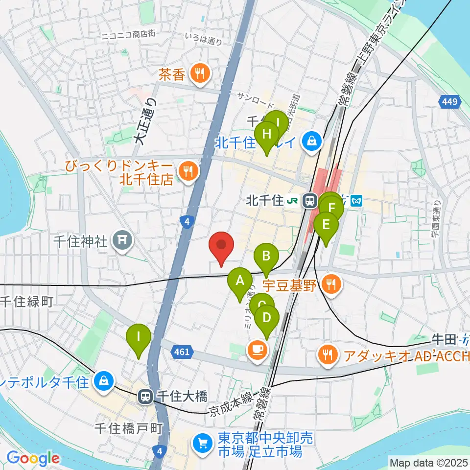 東京芸術センター ピアノラウンジ周辺のホテル一覧地図