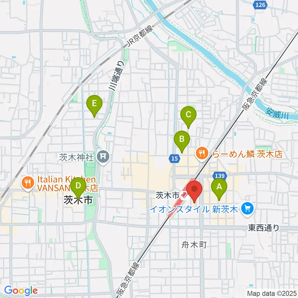 D-studio周辺のホテル一覧地図