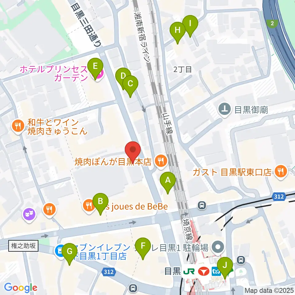 弦楽器専門店シレーナ周辺のホテル一覧地図