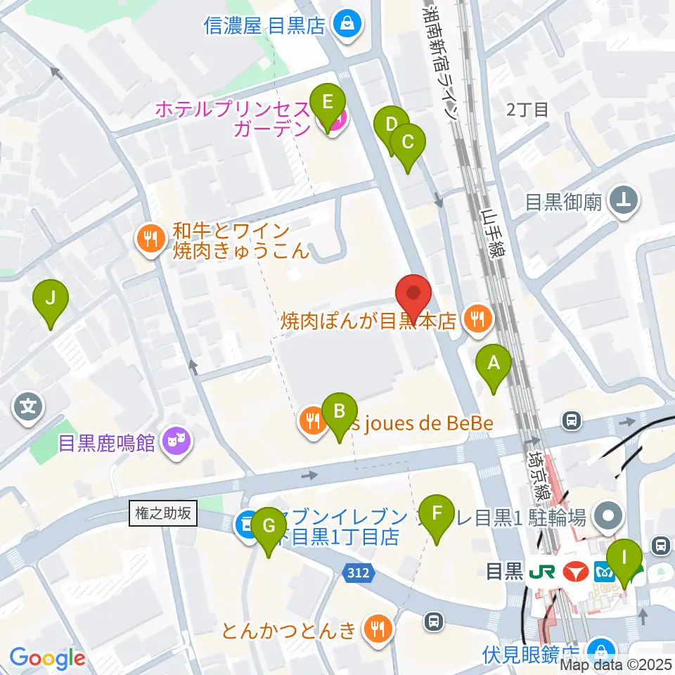 弦楽器専門店シレーナ周辺のホテル一覧地図