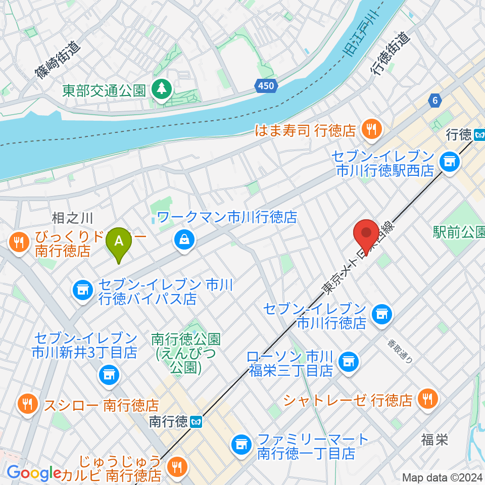 ホットハウス周辺のホテル一覧地図