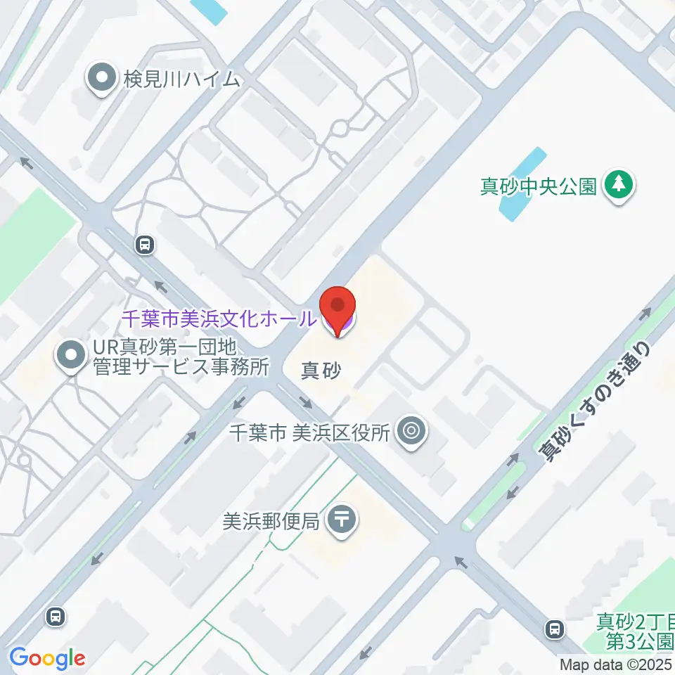 千葉市美浜文化ホール周辺のホテル一覧地図