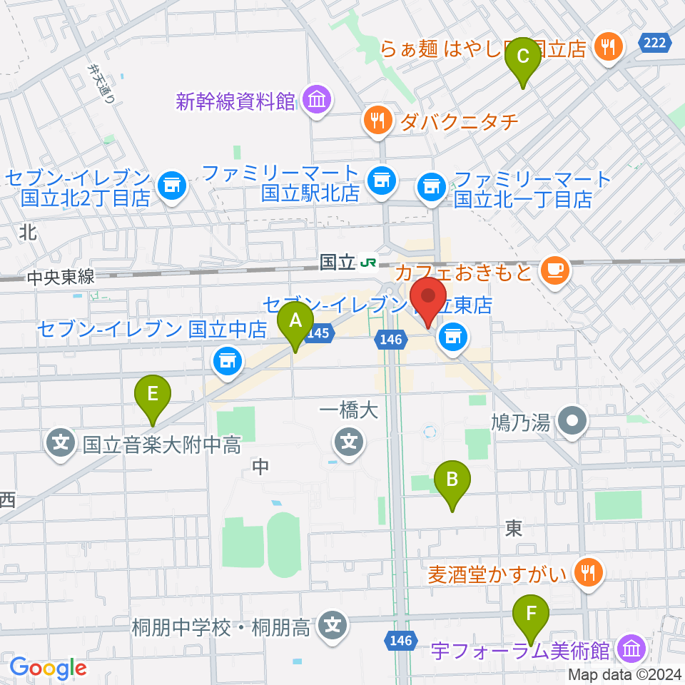 ハーバーライト周辺のホテル一覧地図