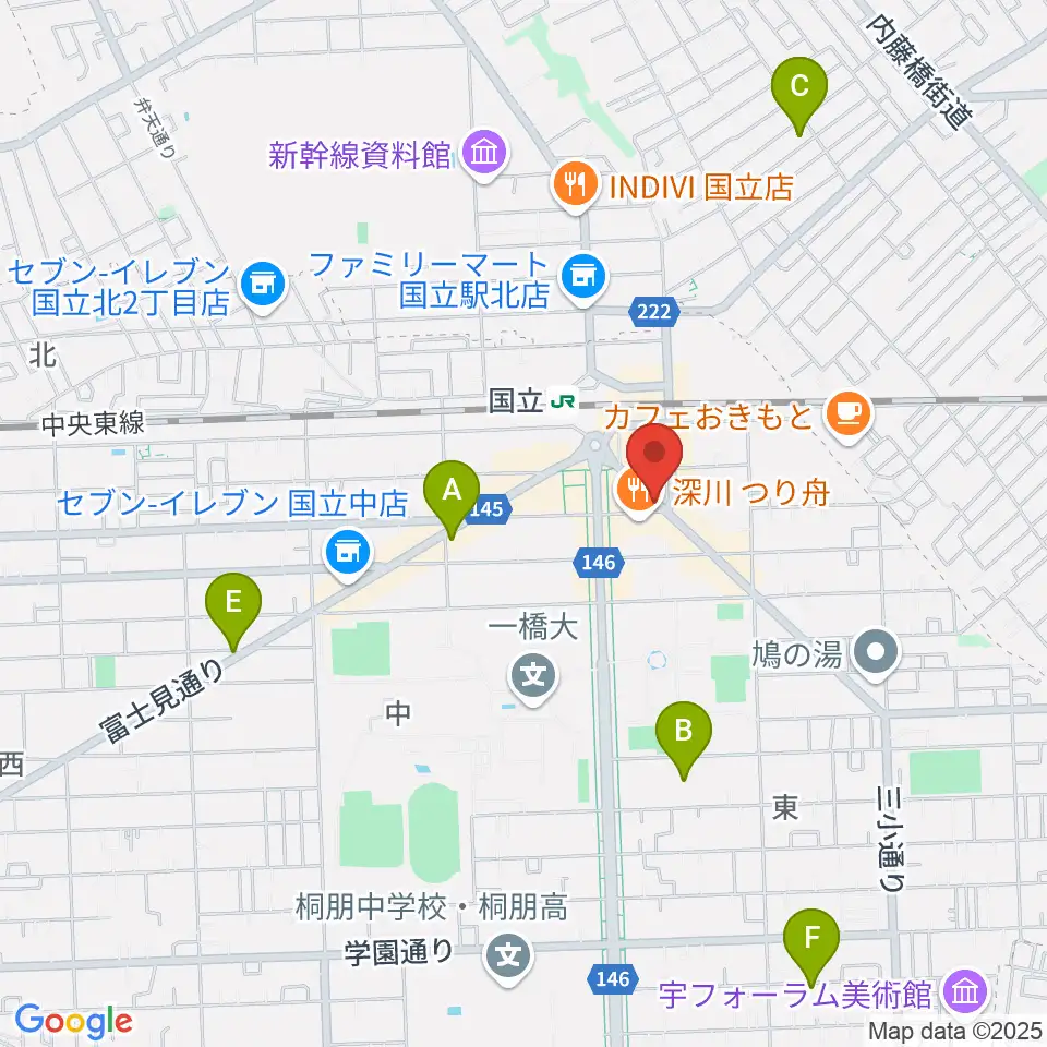 ハーバーライト周辺のホテル一覧地図