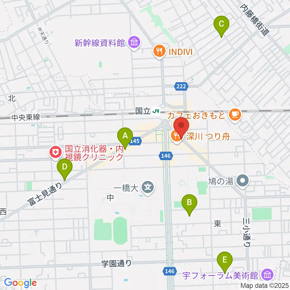 ハーバーライト周辺のホテル一覧地図