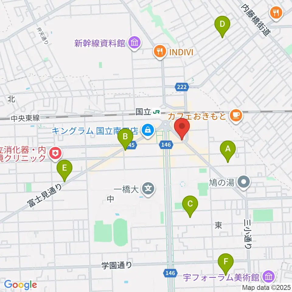 ハーバーライト周辺のホテル一覧地図