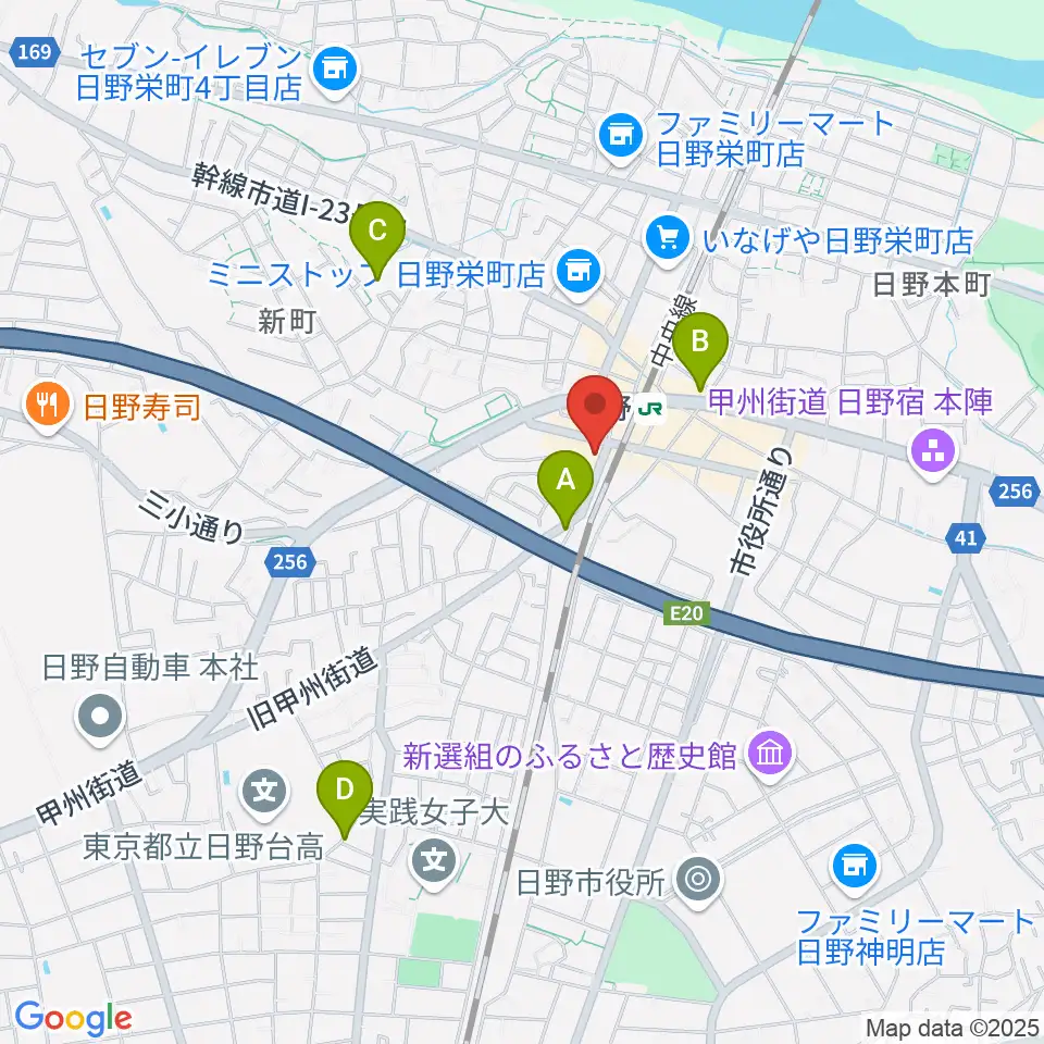 SoulK周辺のホテル一覧地図