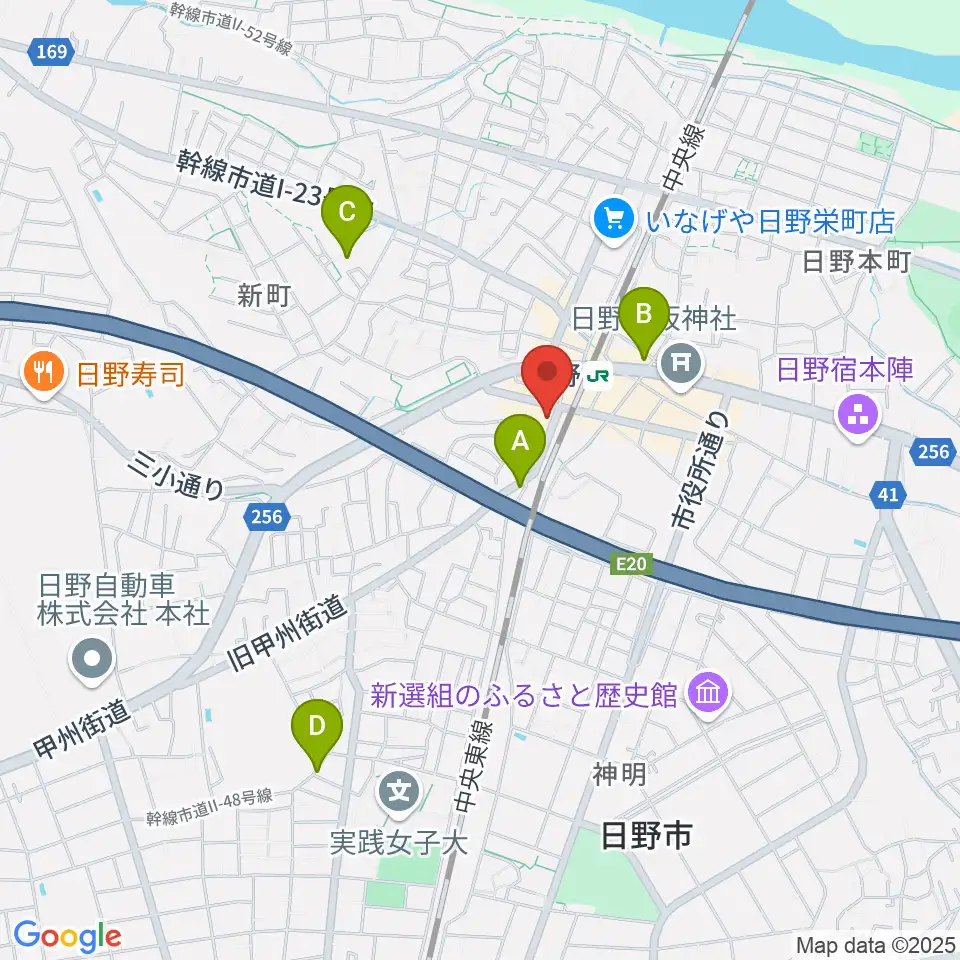 SoulK周辺のホテル一覧地図