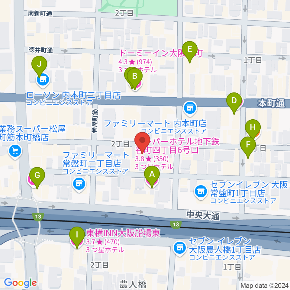 Hit Studio TANIYON周辺のホテル一覧地図