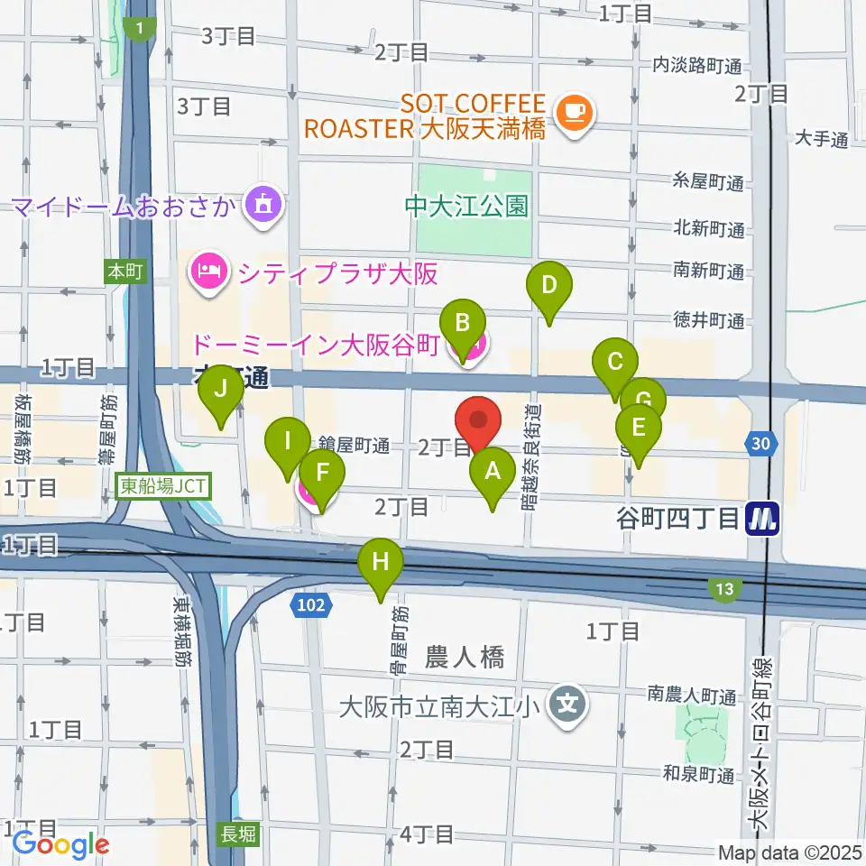 Hit Studio TANIYON周辺のホテル一覧地図