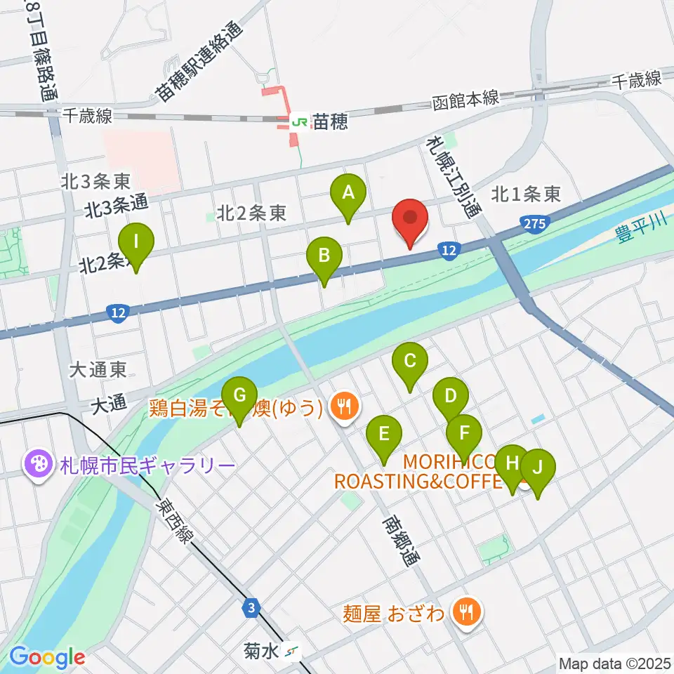 スタジオマグナム周辺のホテル一覧地図