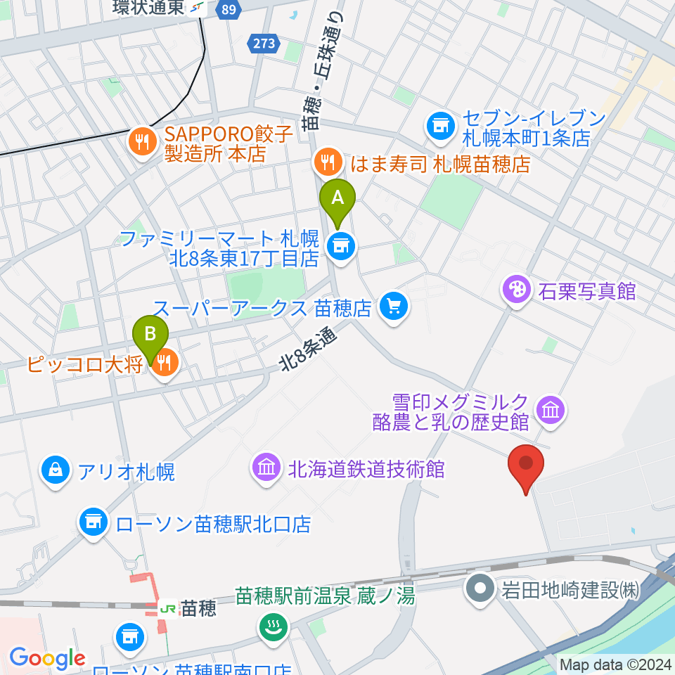 スタジオカディス周辺のホテル一覧地図