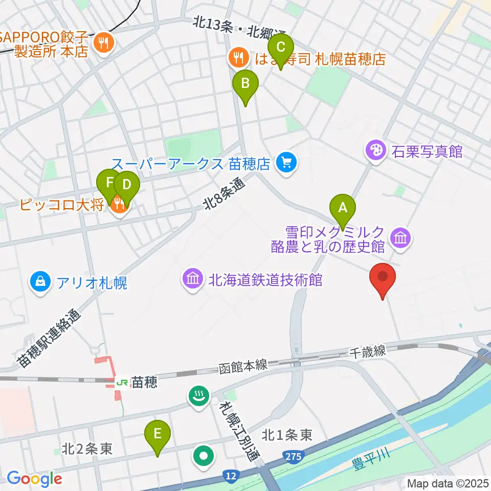 スタジオカディス周辺のホテル一覧地図