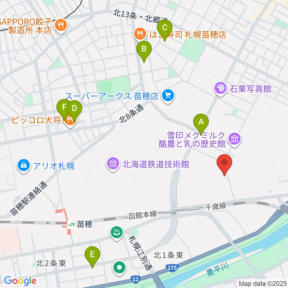 スタジオカディス周辺のホテル一覧地図