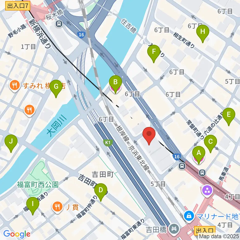 R's TRIBECA周辺のホテル一覧地図