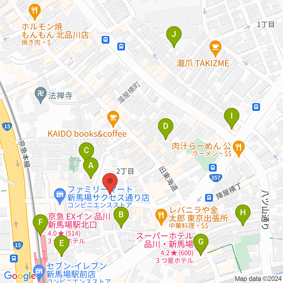 LIVE&BAR ARCO周辺のホテル一覧地図