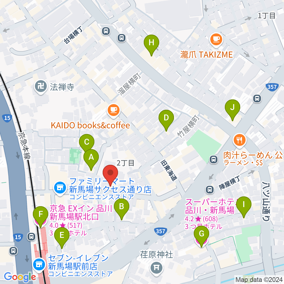 LIVE&BAR ARCO周辺のホテル一覧地図