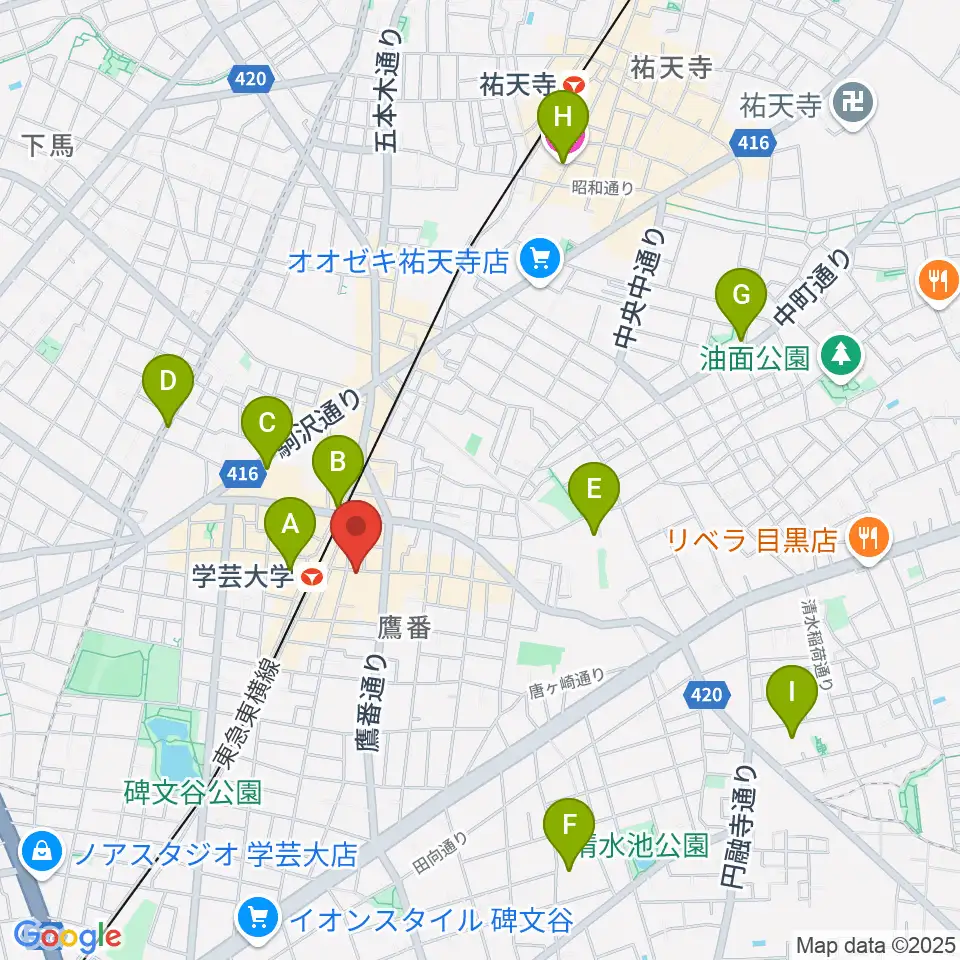 珈琲美学周辺のホテル一覧地図