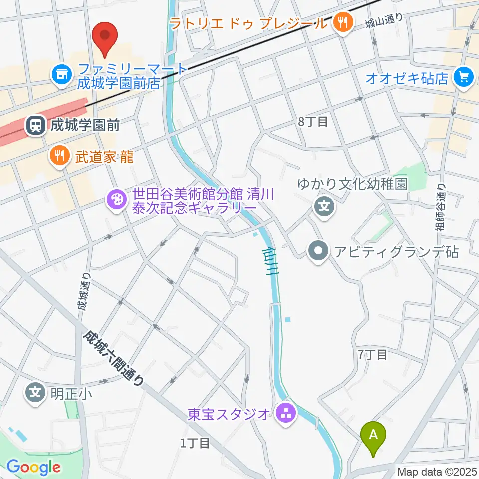 成城ホール周辺のホテル一覧地図