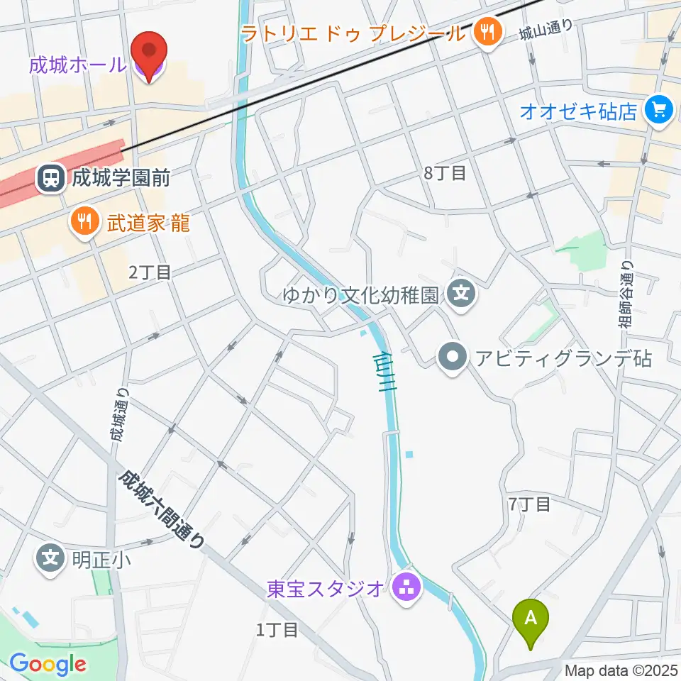 成城ホール周辺のホテル一覧地図