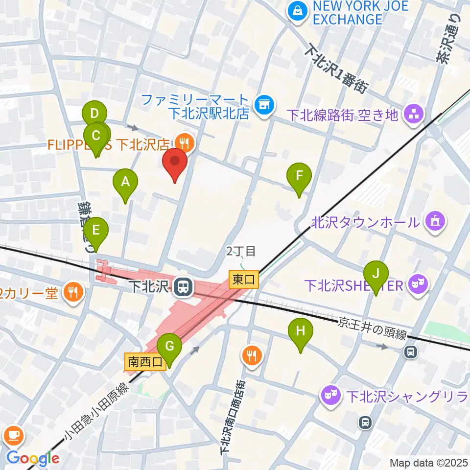 コムカフェ音倉周辺のホテル一覧地図
