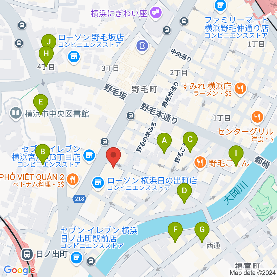 Sam's Bar周辺のホテル一覧地図