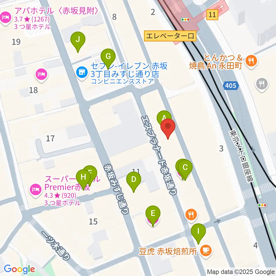 橋の下周辺のホテル一覧地図