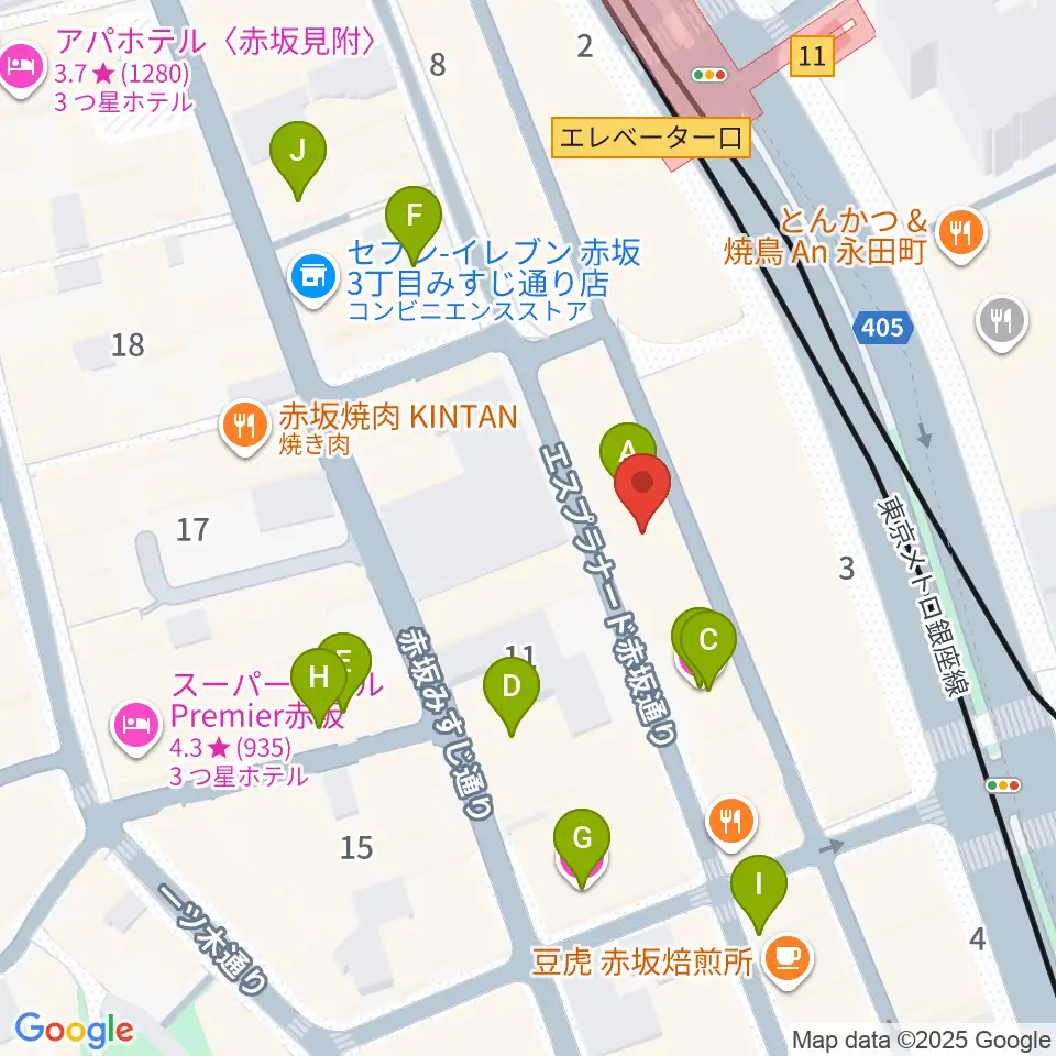 橋の下周辺のホテル一覧地図