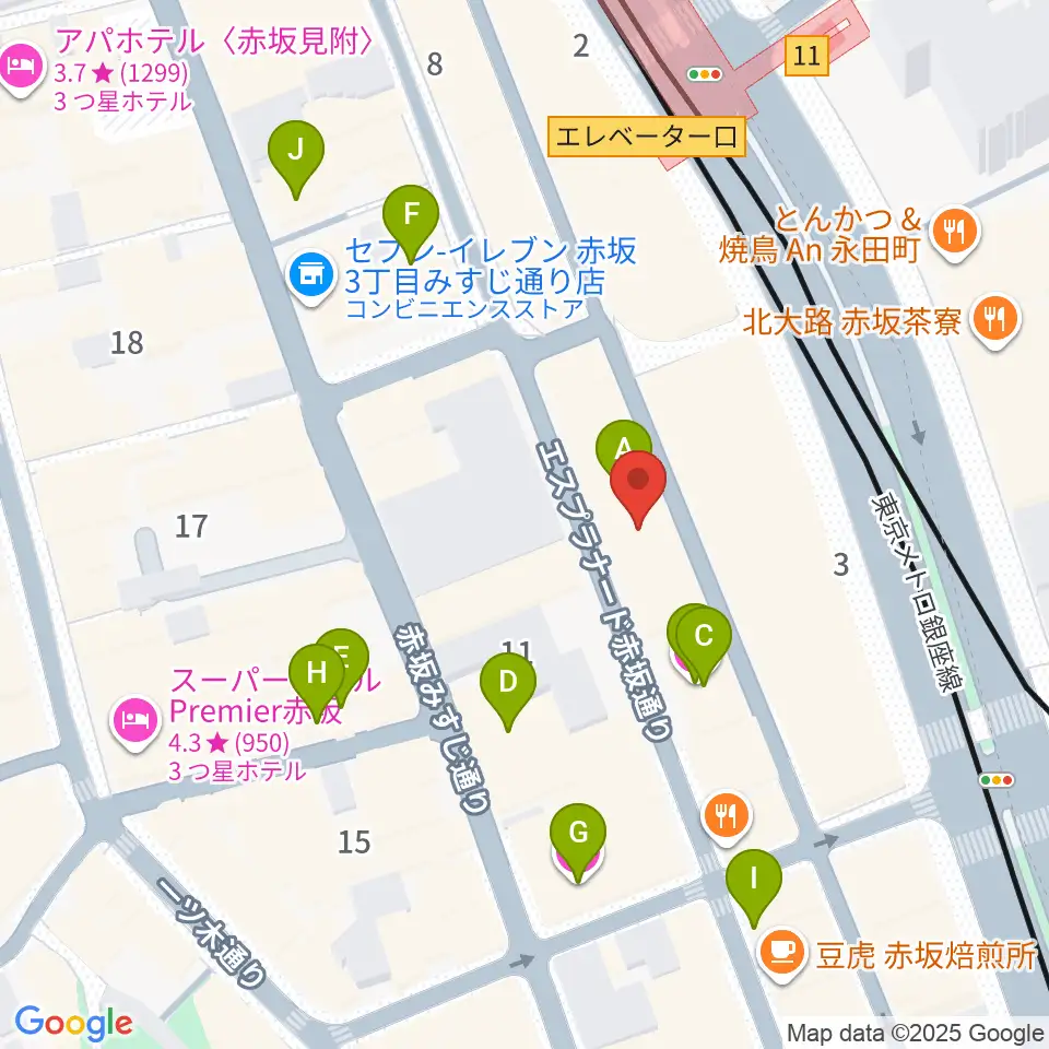 橋の下周辺のホテル一覧地図