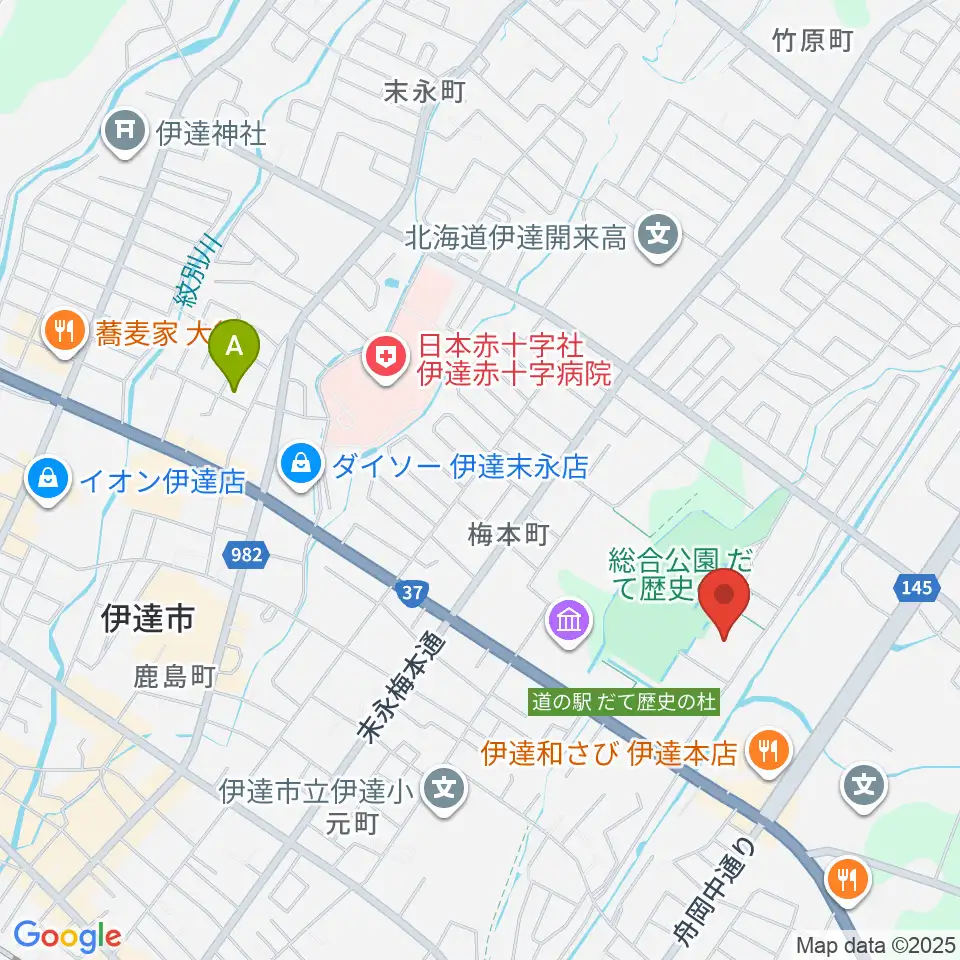 だて歴史の杜カルチャーセンター周辺のホテル一覧地図