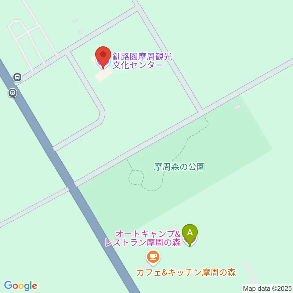 釧路圏摩周観光文化センター周辺のホテル一覧地図