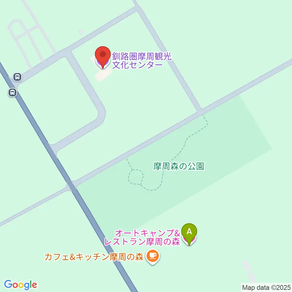 釧路圏摩周観光文化センター周辺のホテル一覧地図