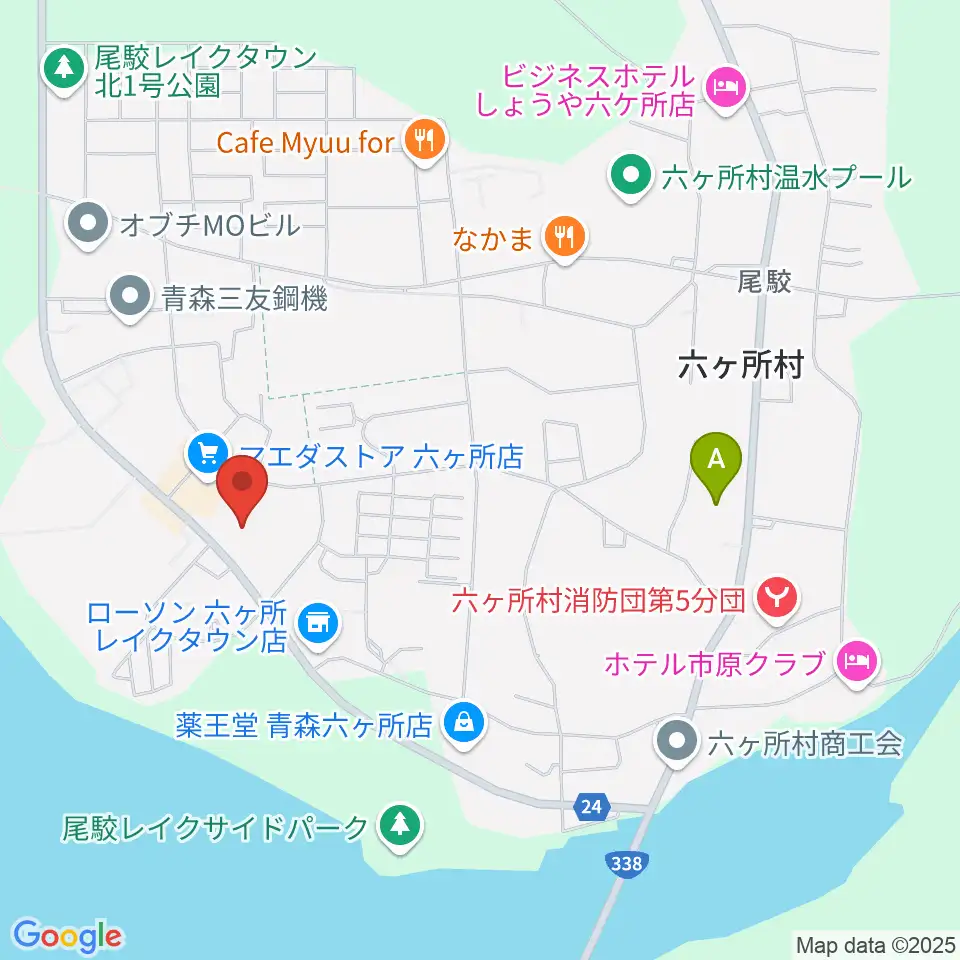 スワニー 六ヶ所村文化交流プラザ周辺のホテル一覧地図