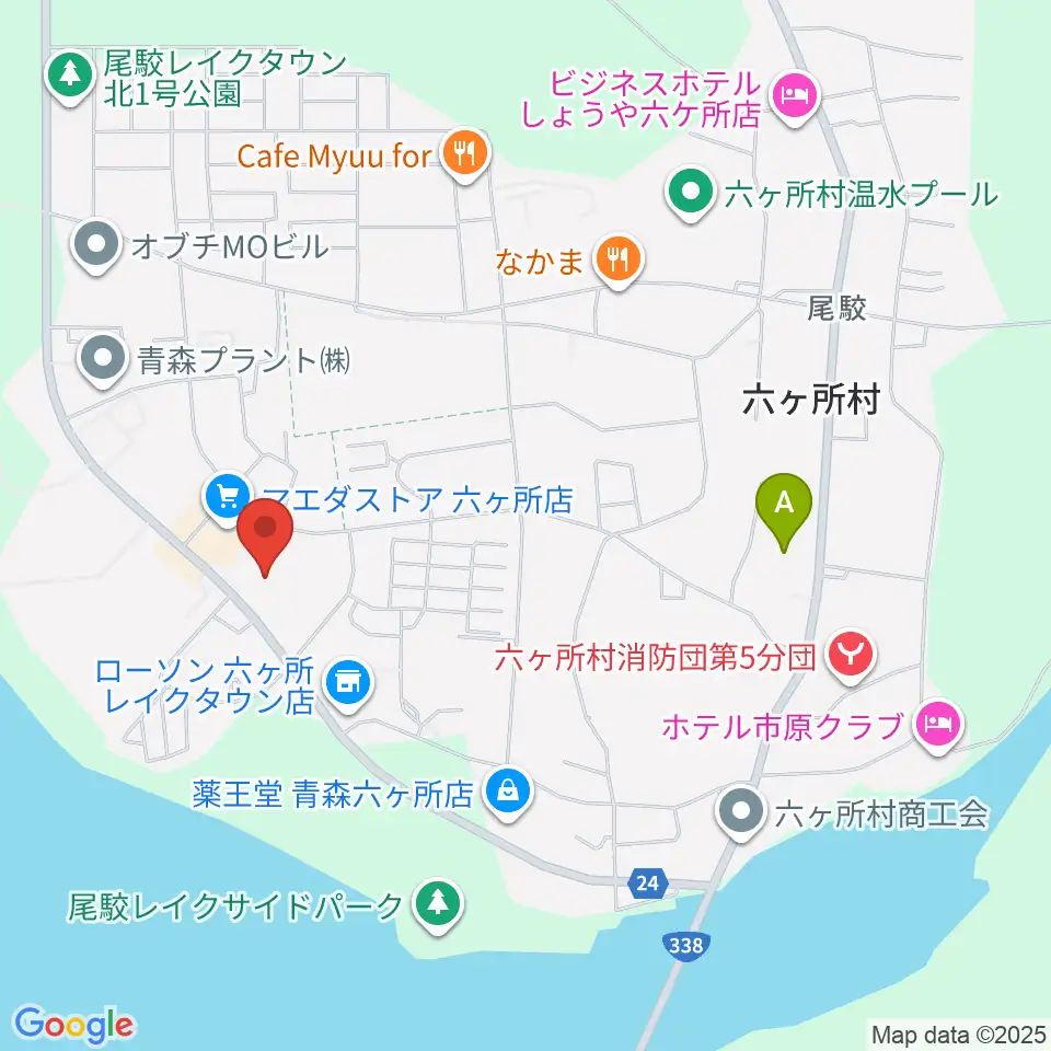 スワニー 六ヶ所村文化交流プラザ周辺のホテル一覧地図