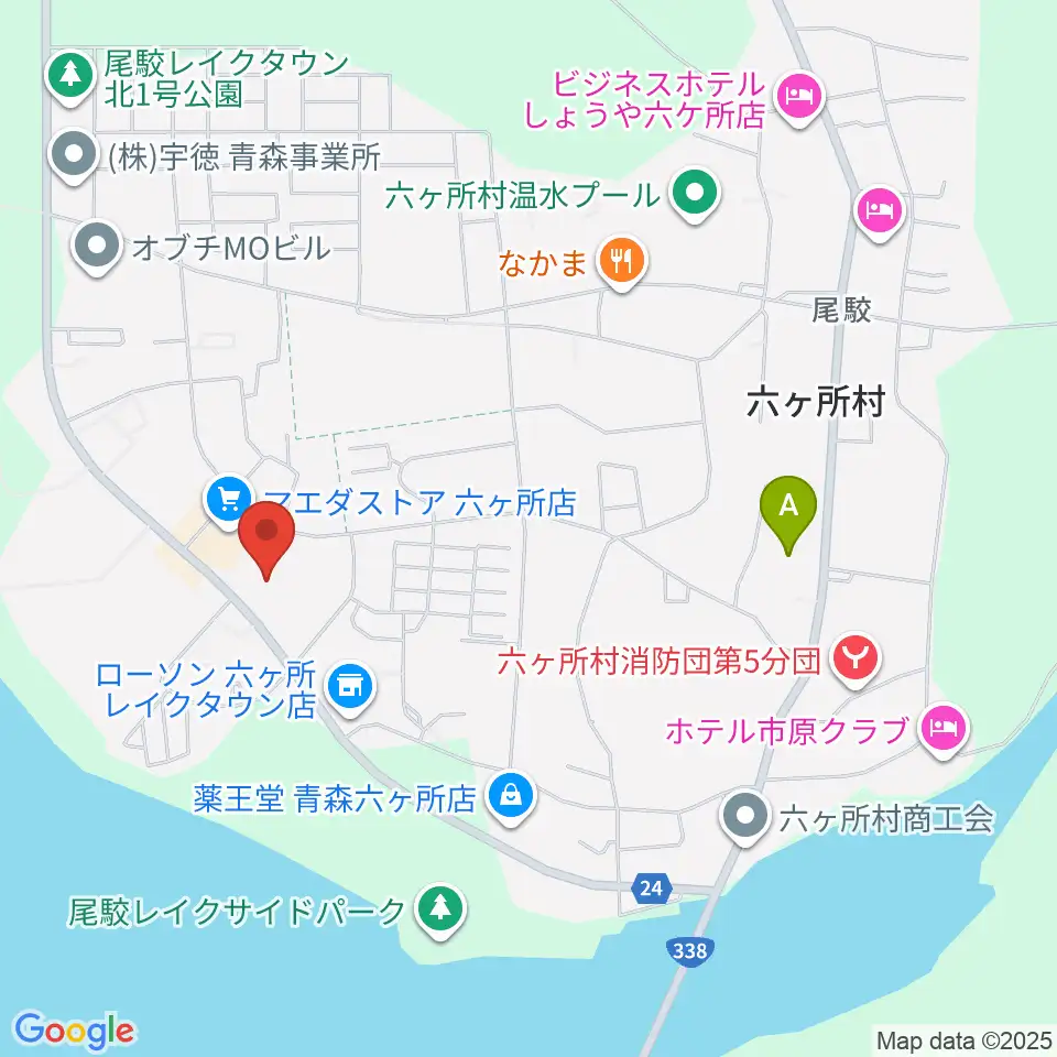 スワニー 六ヶ所村文化交流プラザ周辺のホテル一覧地図