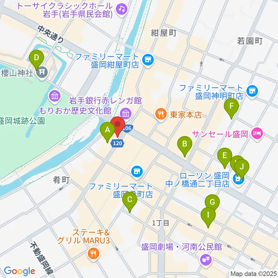 プラザおでって周辺のホテル一覧地図
