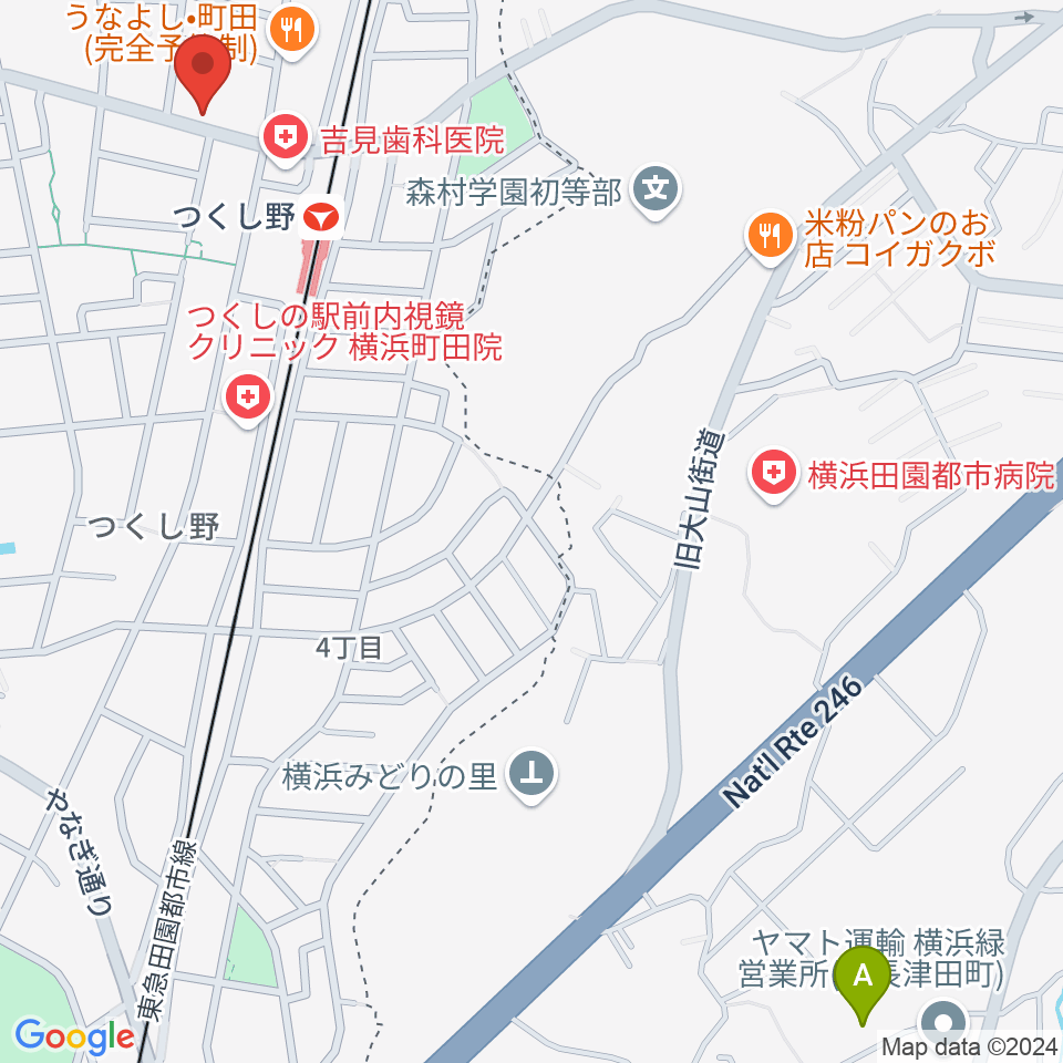 ジャズピアノレッスン@GOOD NEWS周辺のホテル一覧地図