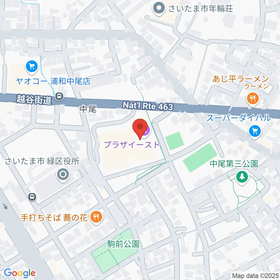 プラザイースト周辺のホテル一覧地図