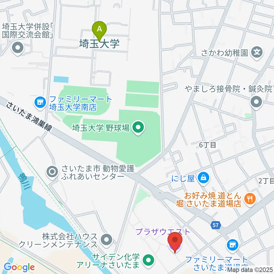 プラザウエスト周辺のホテル一覧地図