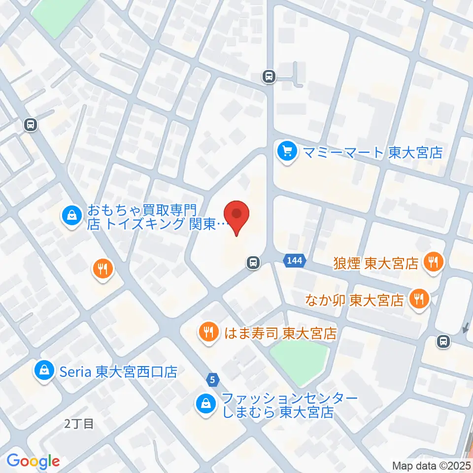 東大宮コミュニティセンター周辺のホテル一覧地図