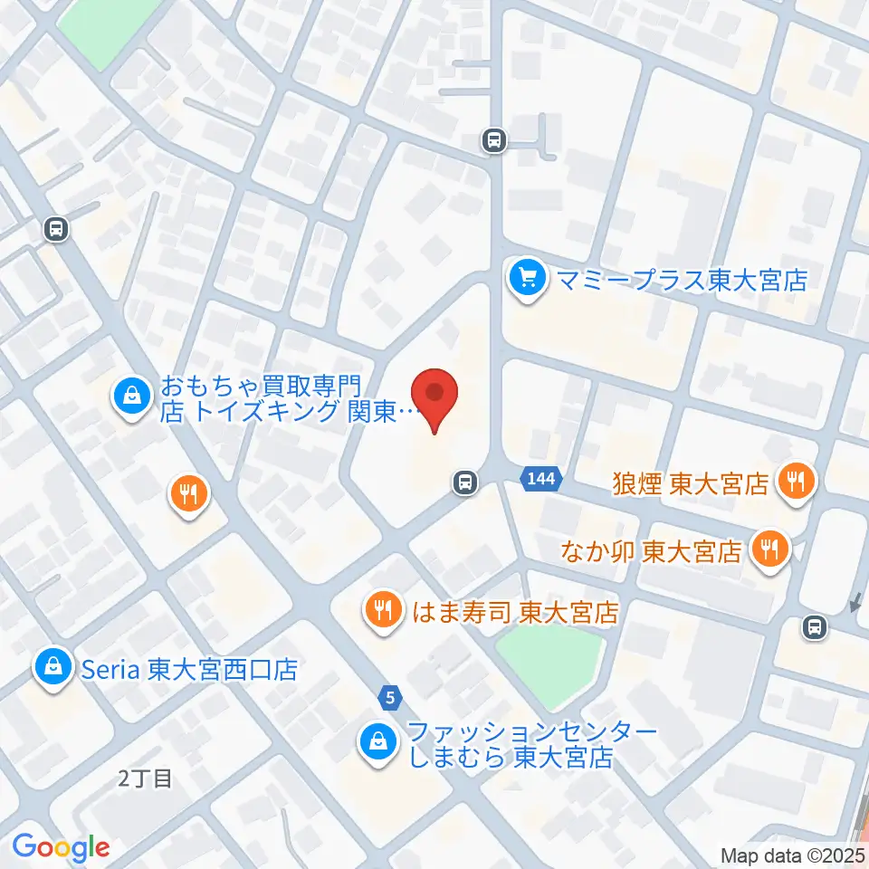 東大宮コミュニティセンター周辺のホテル一覧地図