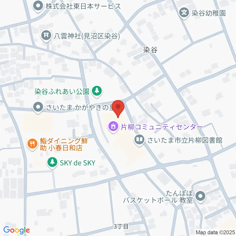 片柳コミュニティセンター 周辺のホテル一覧地図