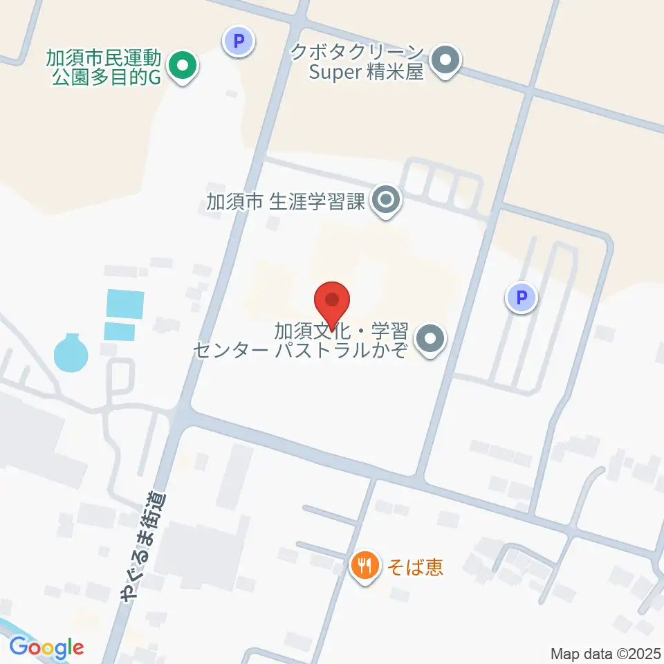 パストラルかぞ周辺のホテル一覧地図