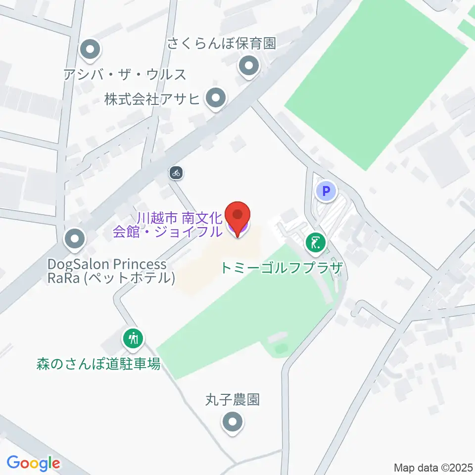川越南文化会館 ジョイフル周辺のホテル一覧地図
