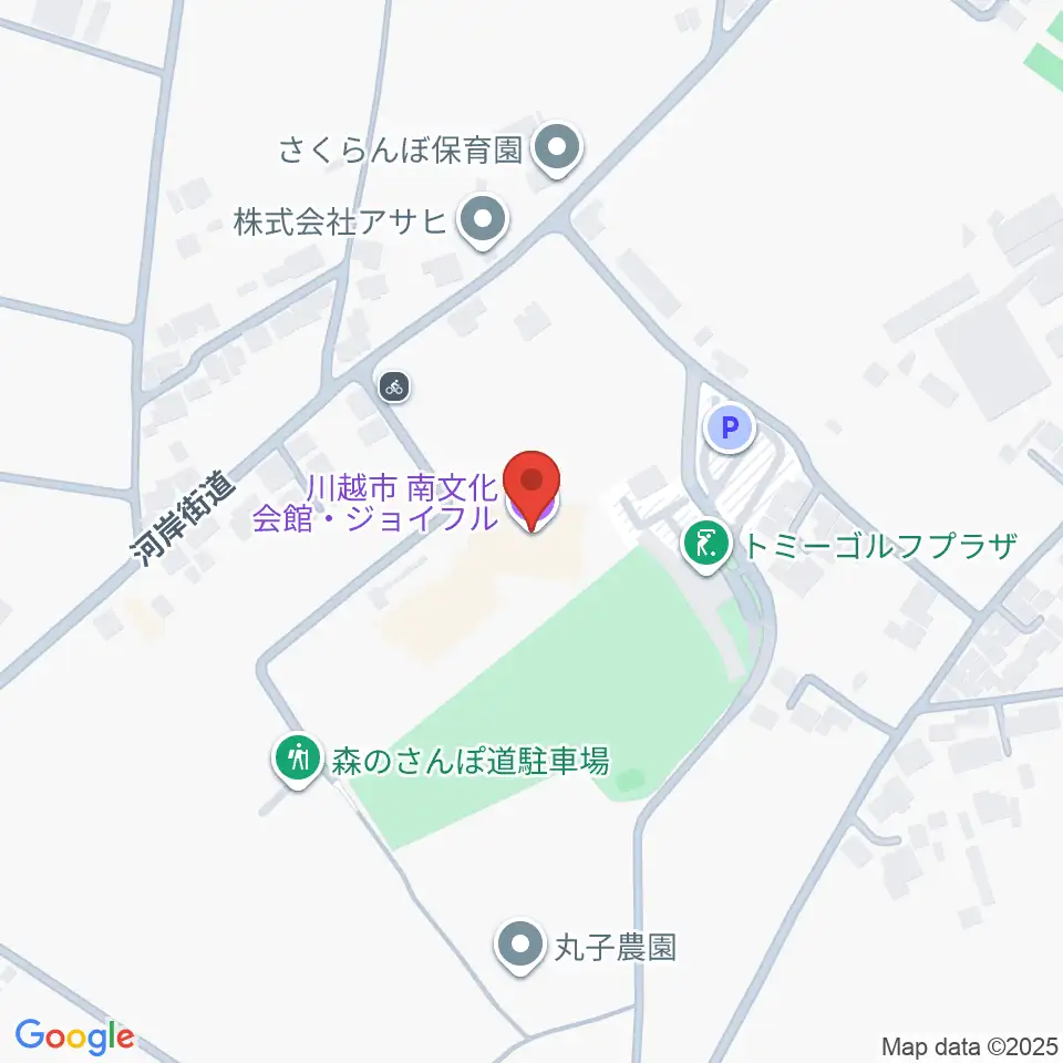 川越南文化会館 ジョイフル周辺のホテル一覧地図