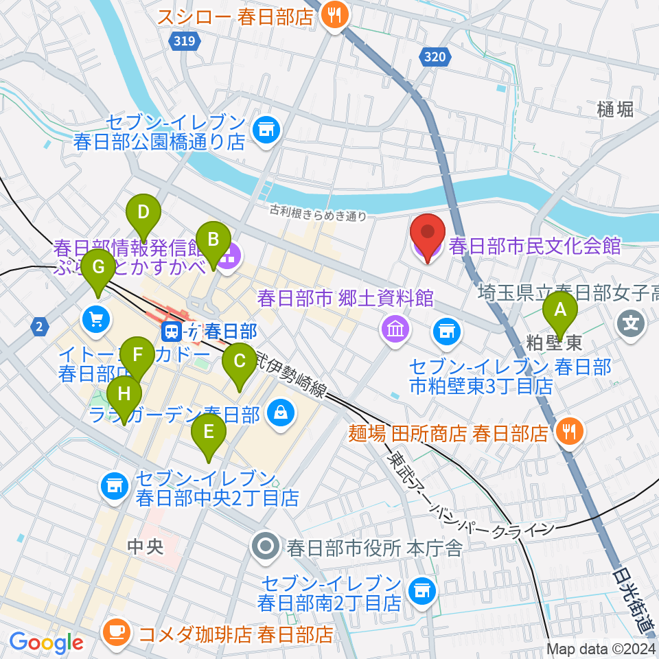 正和工業にじいろホール周辺のホテル一覧地図